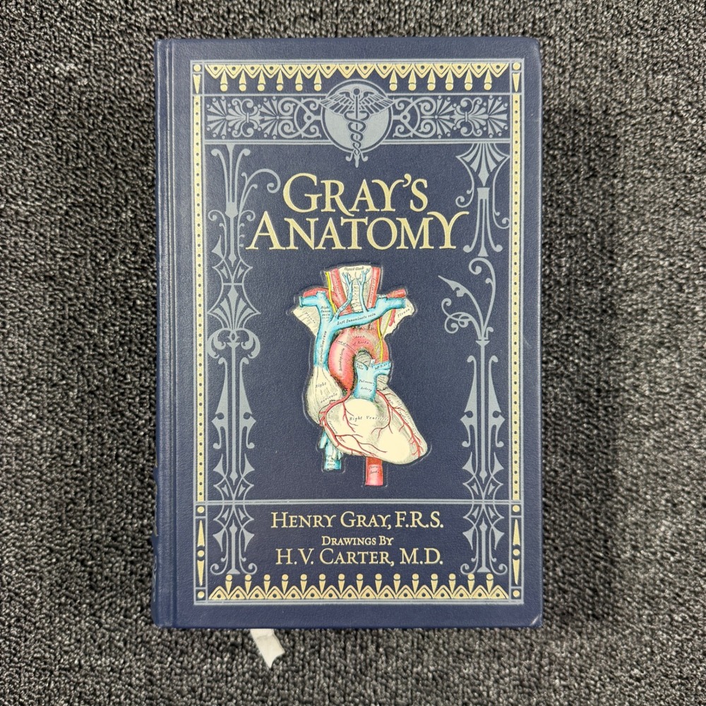Gray's Anatomy Henry Gray Barnes & Noble Leatherbound Classic Edition 2010 Blue